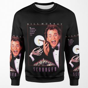 Scrooged Bill Murray All-over-print Unisex Sweatshirt