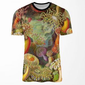Sea Anemone Ernst Haeckel All-over-print T-shirt