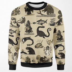 Sea Monsters Collection All-over-print Unisex Sweatshirt