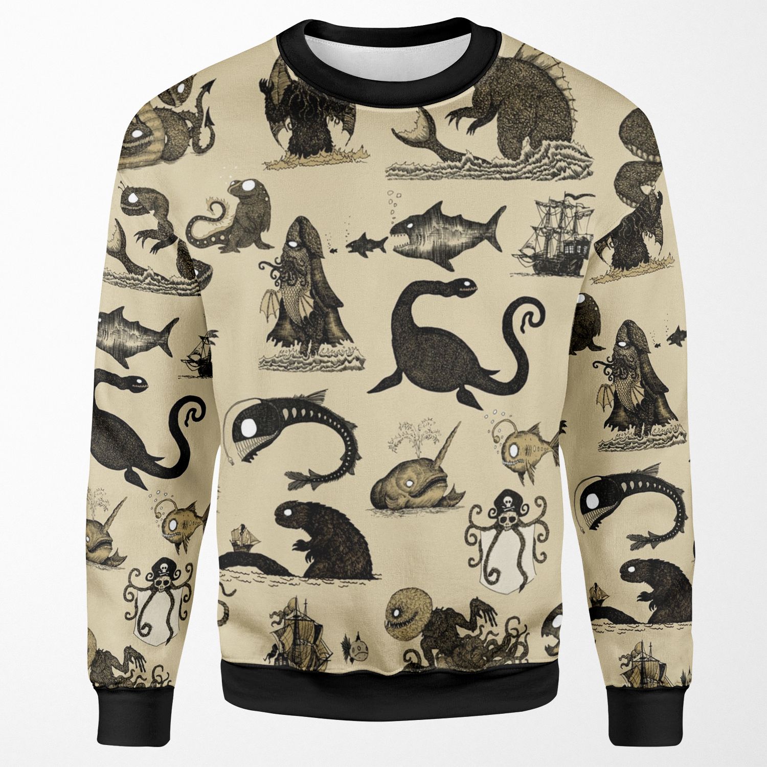 Sea Monsters Collection All-over-print Unisex Sweatshirt