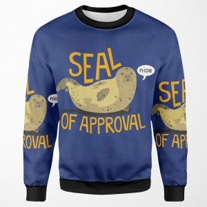 Seal Of Approval All-over-print Unisex Sweatshirt