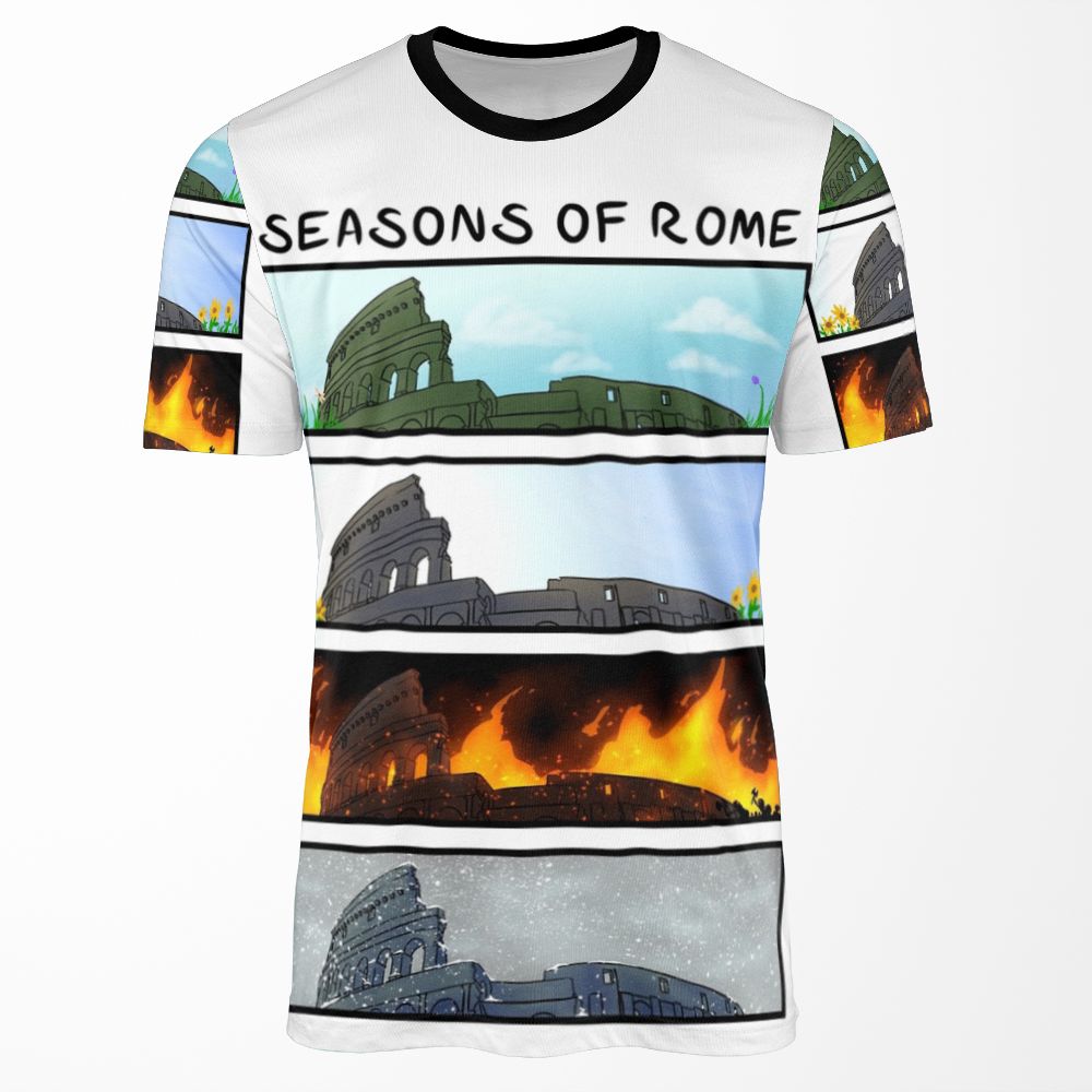 Seasons Of Rome All-over-print T-shirt