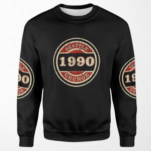 Seattle Grunge All-over-print Unisex Sweatshirt