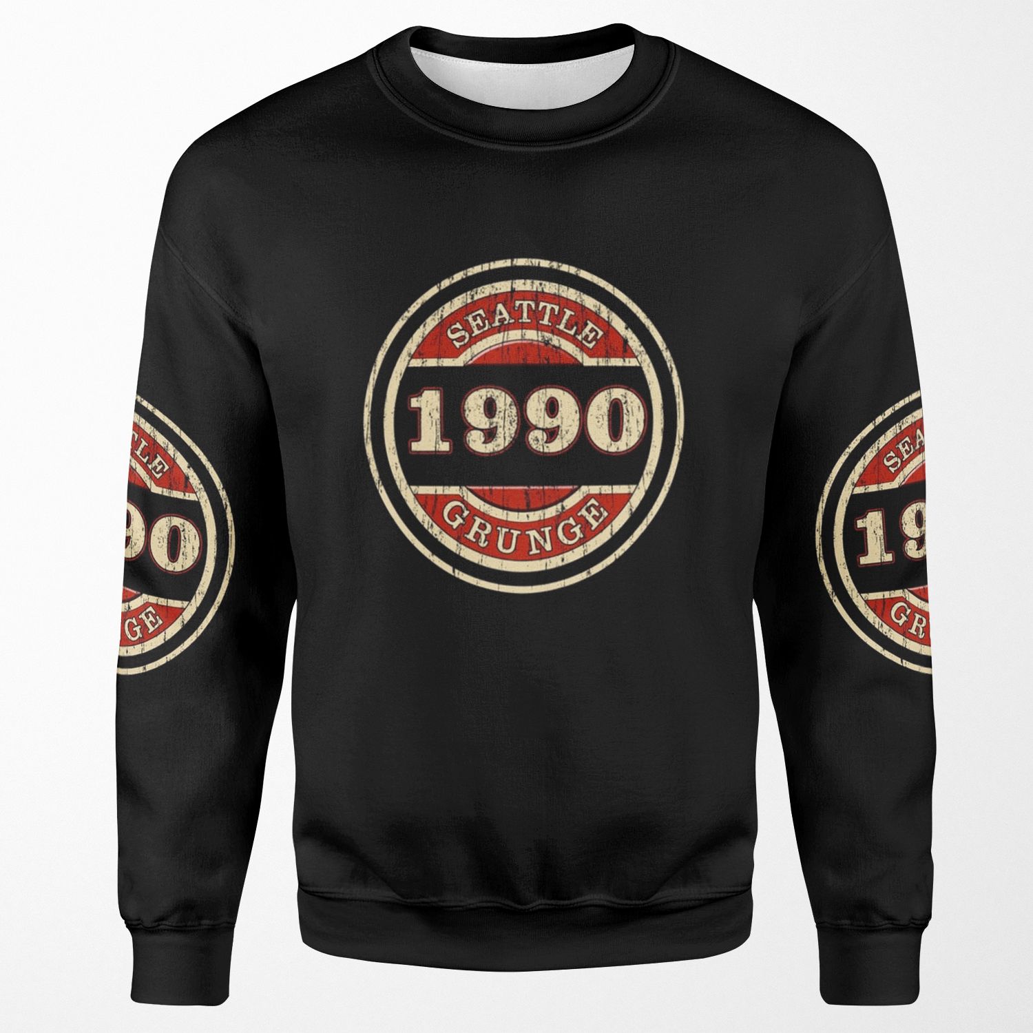 Seattle Grunge All-over-print Unisex Sweatshirt