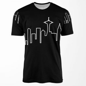 Seattle Skyline Frasier All-over-print T-shirt