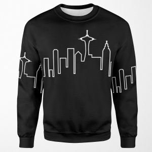Seattle Skyline Frasier All-over-print Unisex Sweatshirt