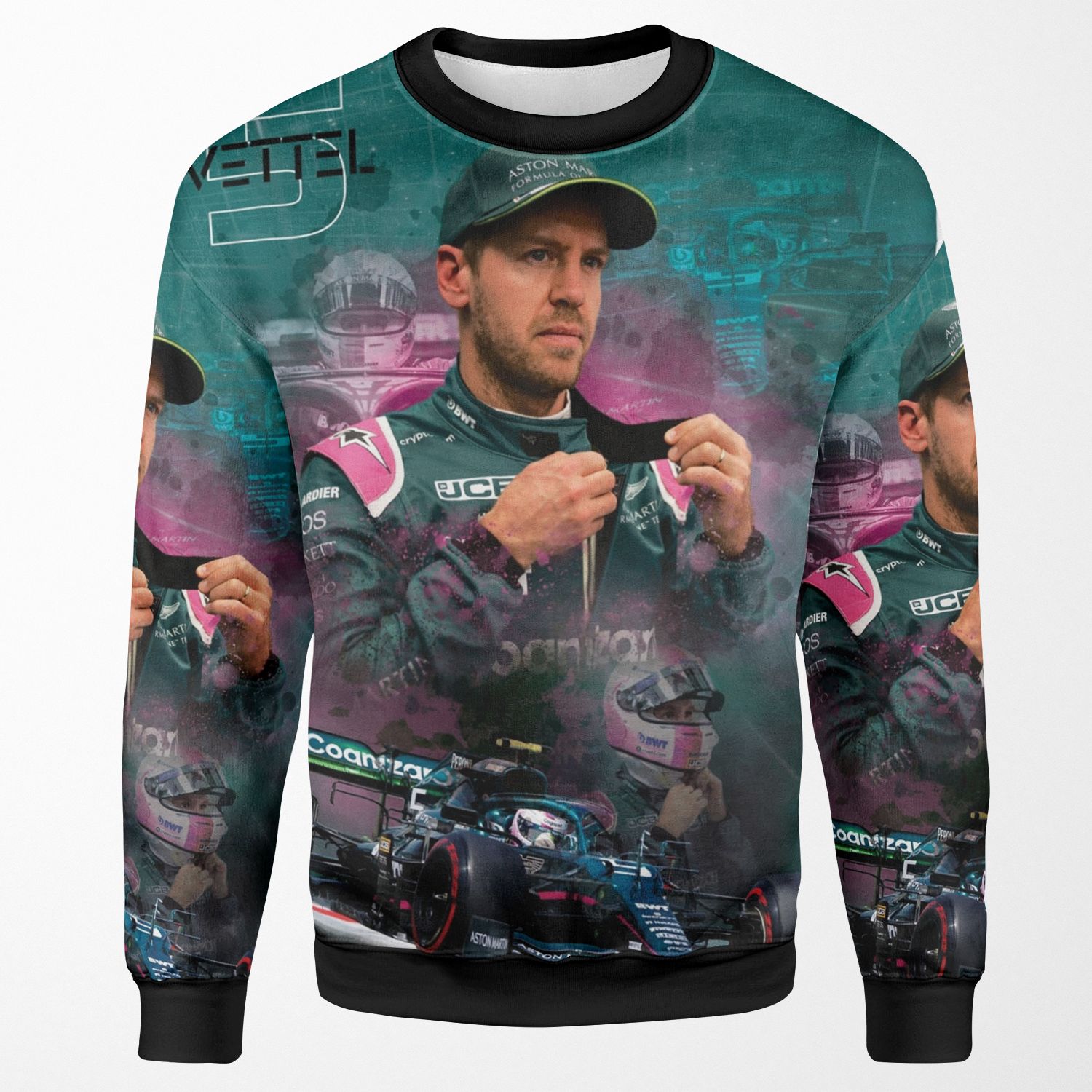 Sebastian Vettel All-over-print Unisex Sweatshirt