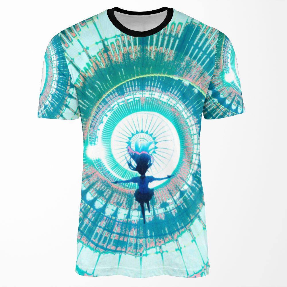 Senjougahara Hitagi Falling All-over-print T-shirt