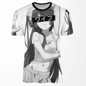 Senjougahara Waifu All-over-print T-shirt