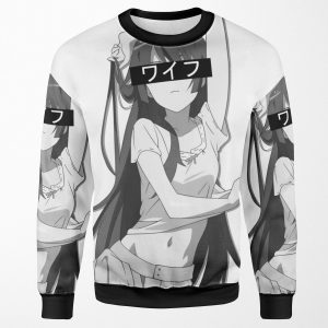 Senjougahara Waifu All-over-print Unisex Sweatshirt