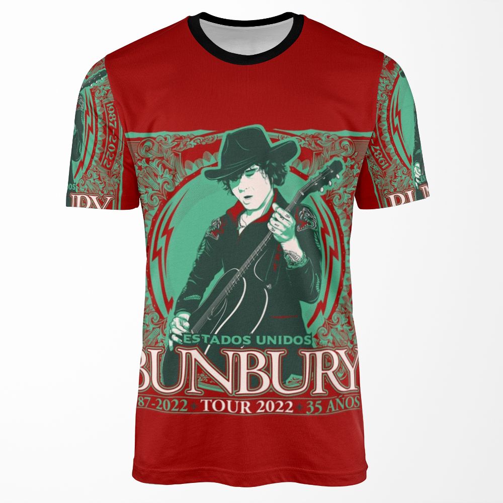 Sepanbue 1987 2022 Tour 2022 35 Anos All-over-print T-shirt