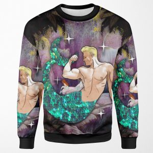 Sequin Merman All-over-print Unisex Sweatshirt
