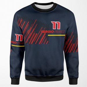 Sergio Perez 2021 Formula 1 Motorsport F1 Racing Rb16B All-over-print Unisex Sweatshirt