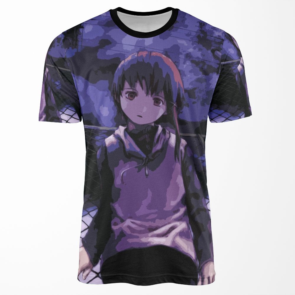 Serial Experitmant Lain All-over-print T-shirt