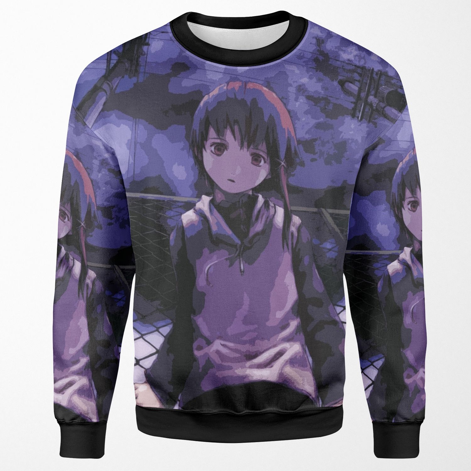 Serial Experitmant Lain All-over-print Unisex Sweatshirt