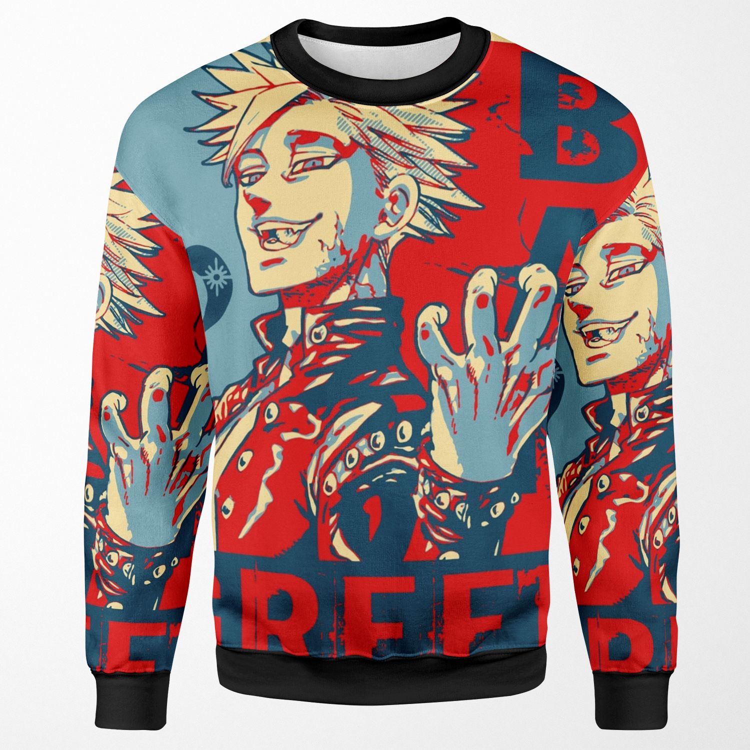 Seven Deadly Sins Anime Ban Greed All-over-print Unisex Sweatshirt