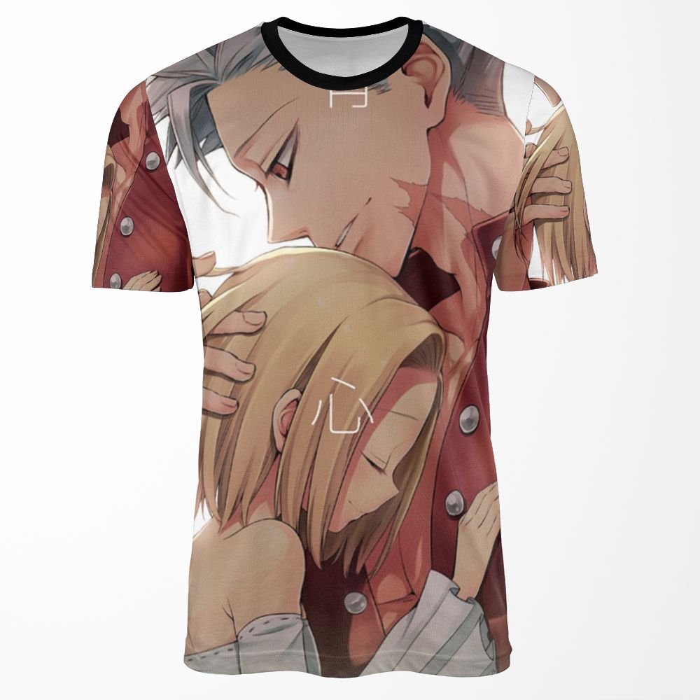Seven Deadly Sins Ban And Elaine Romance All-over-print T-shirt