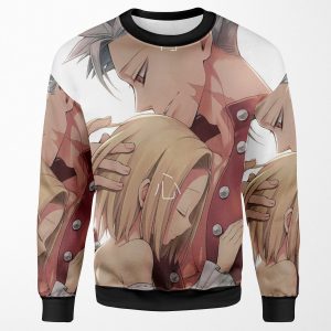 Seven Deadly Sins Ban And Elaine Romance All-over-print Unisex Sweatshirt