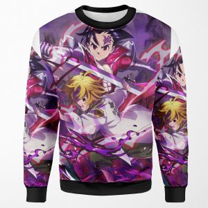 Seven Deadly Sins Zeldris And Meliodas All-over-print Unisex Sweatshirt