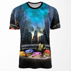 Sewer Turtles 1990 All-over-print T-shirt