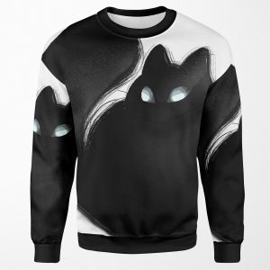 Shado Cat All-over-print Unisex Sweatshirt