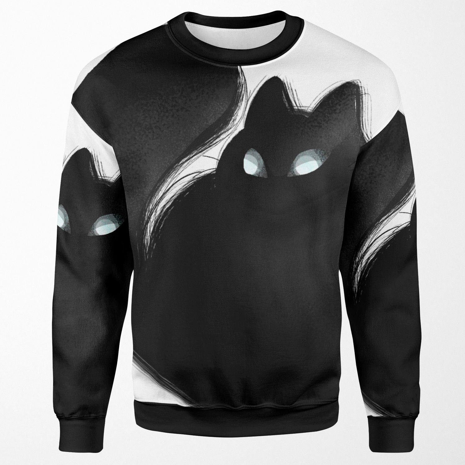 Shado Cat All-over-print Unisex Sweatshirt