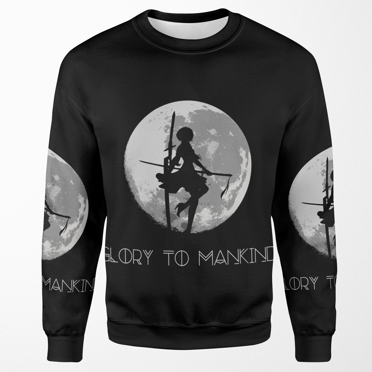 Shadow Glory To Mankind All-over-print Unisex Sweatshirt