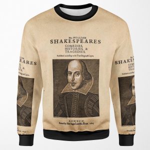 Shakespeare First Folio Front Piece All-over-print Unisex Sweatshirt