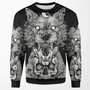 Shape Shift Black All-over-print Unisex Sweatshirt