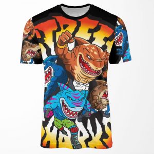 Shark Warriors All-over-print T-shirt