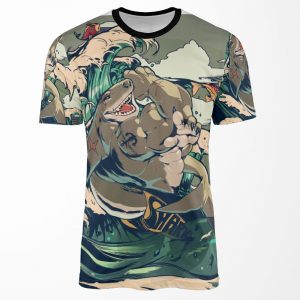 Sharkest Shark Of The Pond All-over-print T-shirt