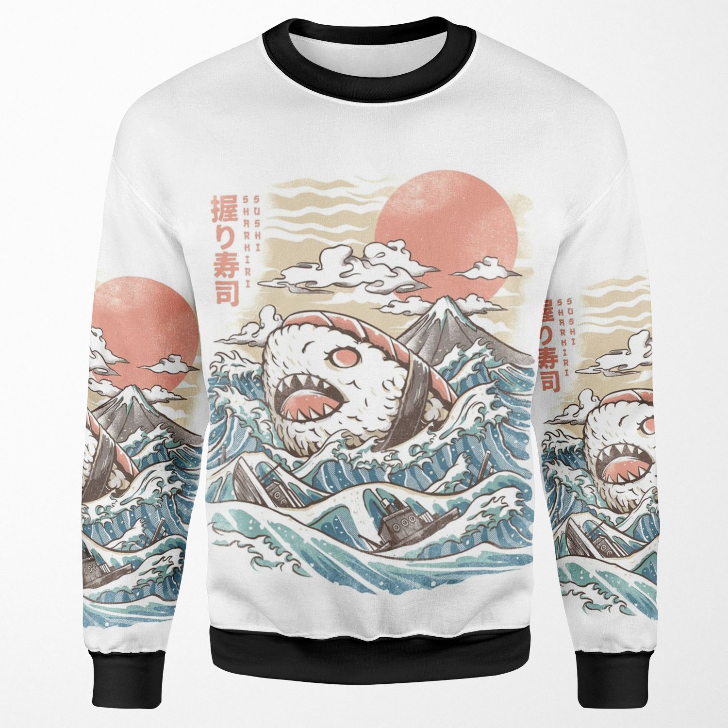 Sharkiri Sushi All-over-print Unisex Sweatshirt