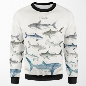 Sharks All-over-print Unisex Sweatshirt