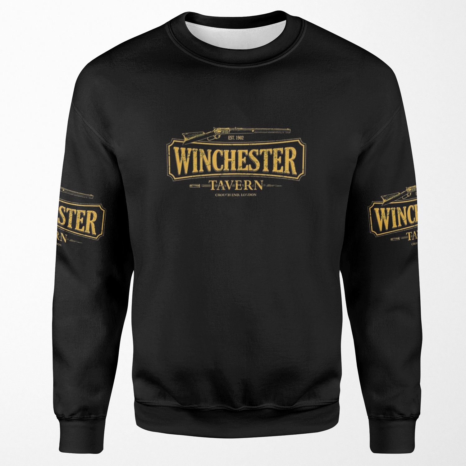 Shaun Of The Dead Winchester Tavern Hd All-over-print Unisex Sweatshirt