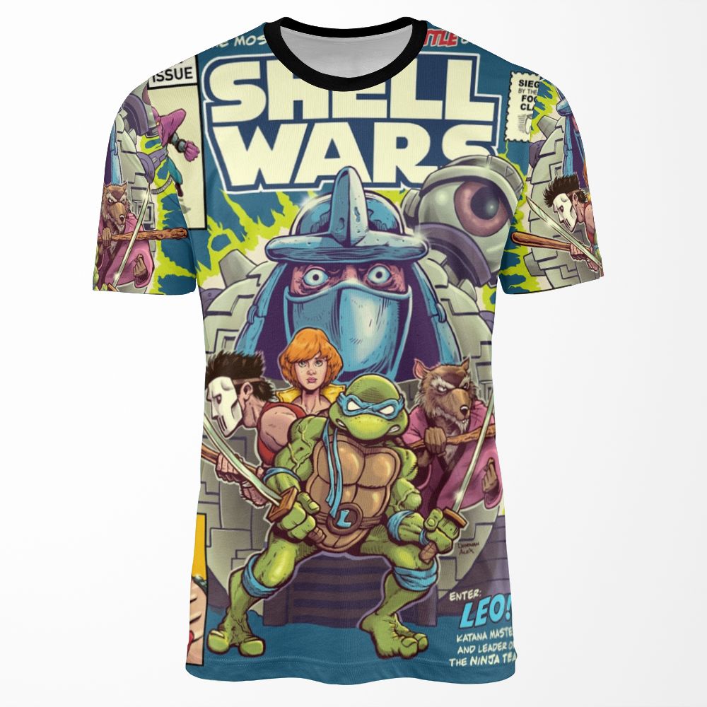 Shell Wars All-over-print T-shirt