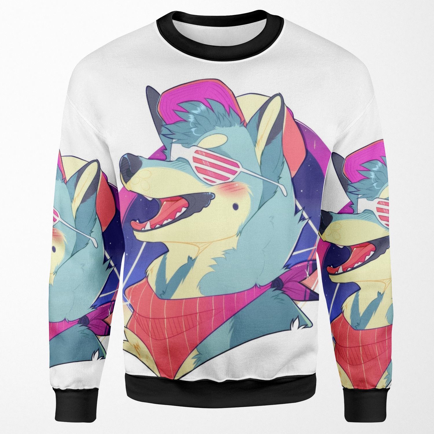 Shibe Vibes All-over-print Unisex Sweatshirt