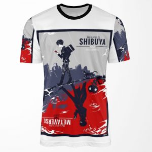 Shibuya Metaverse All-over-print T-shirt