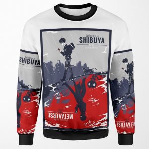 Shibuya Metaverse All-over-print Unisex Sweatshirt