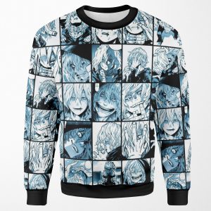 Shigaraki Collage Color Version All-over-print Unisex Sweatshirt