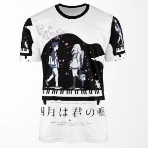 Shigatsu Wa Kimi No Uso All-over-print T-shirt