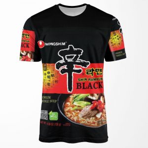 Shin Ramyun Black Ramen Nongshim Instant Ramen All-over-print T-shirt