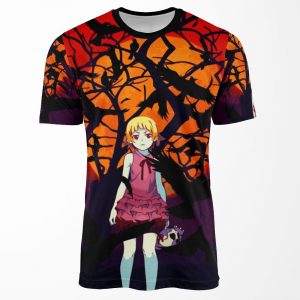 Shinobu Kizumonogatari All-over-print T-shirt