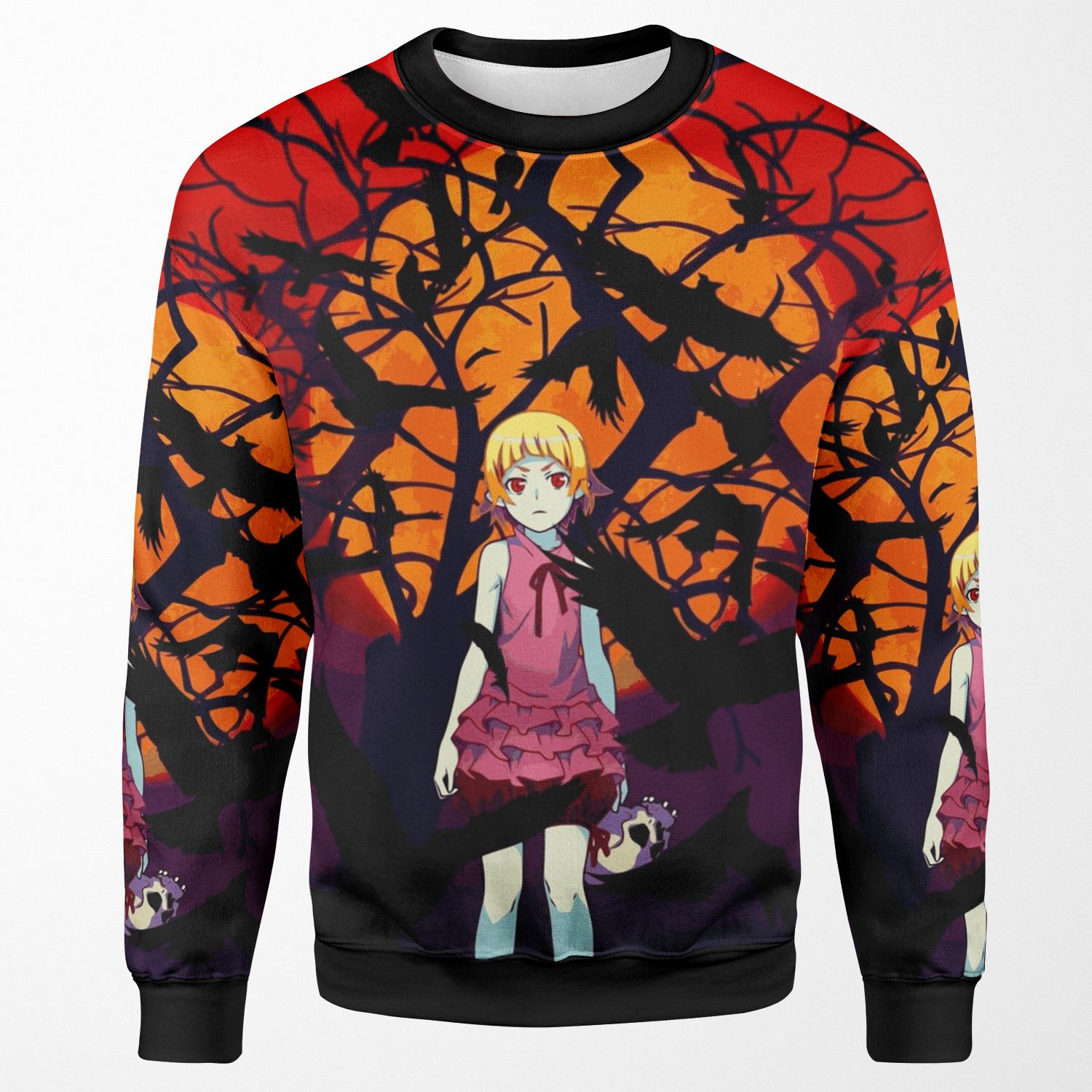 Shinobu Kizumonogatari All-over-print Unisex Sweatshirt