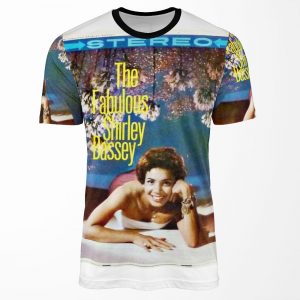 Shirley Bassey Fabulous Bond Pop Singer 60 S All-over-print T-shirt