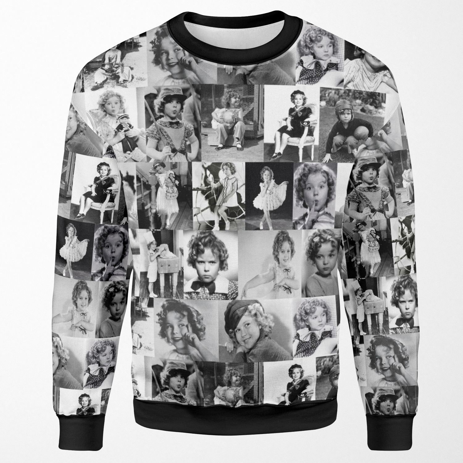Shirley Temple Collage All-over-print Unisex Sweatshirt
