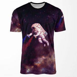 Shooting Stars The Astronaut Artist All-over-print T-shirt