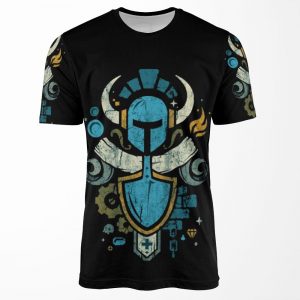 Shovel Knight Shovelry Emblem Crest All-over-print T-shirt
