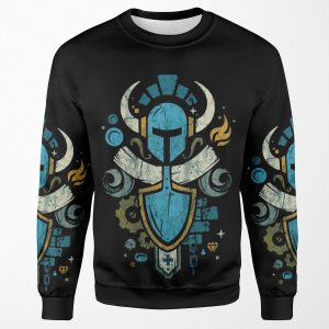 Shovel Knight Shovelry Emblem Crest All-over-print Unisex Sweatshirt