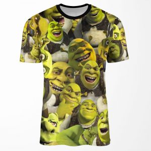 Shrek Collage All-over-print T-shirt