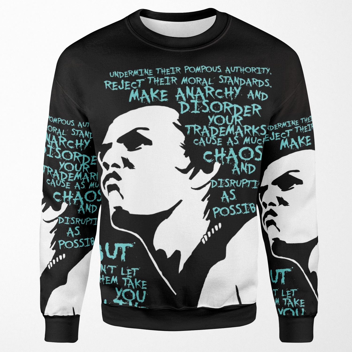 Sid Vicious Dead Or Alive All-over-print Unisex Sweatshirt